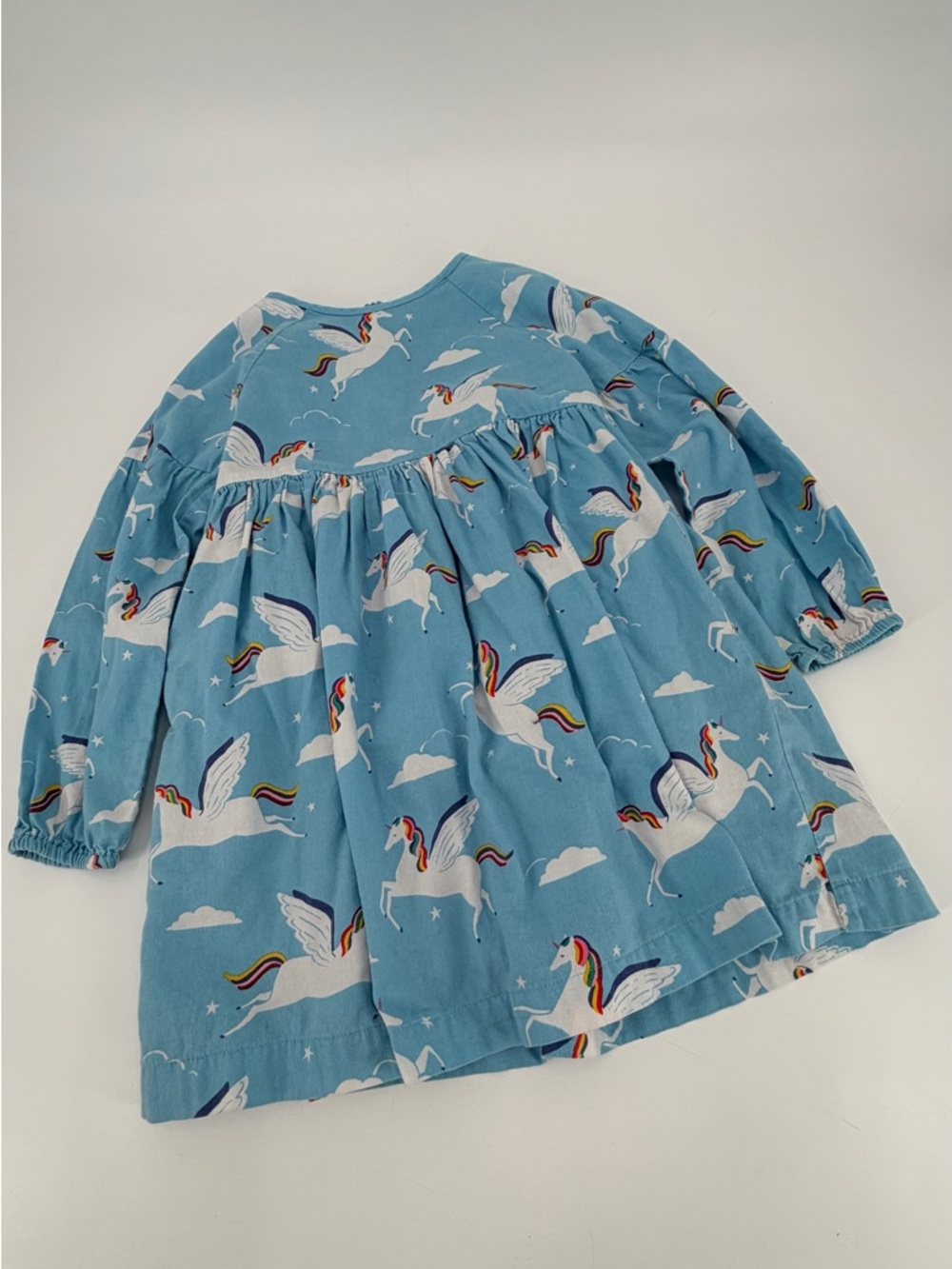 Mini Boden Unicorn Dress Girls 7 8 FLAW